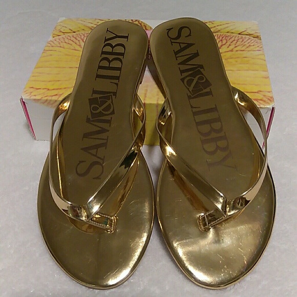 gold sandals size 6